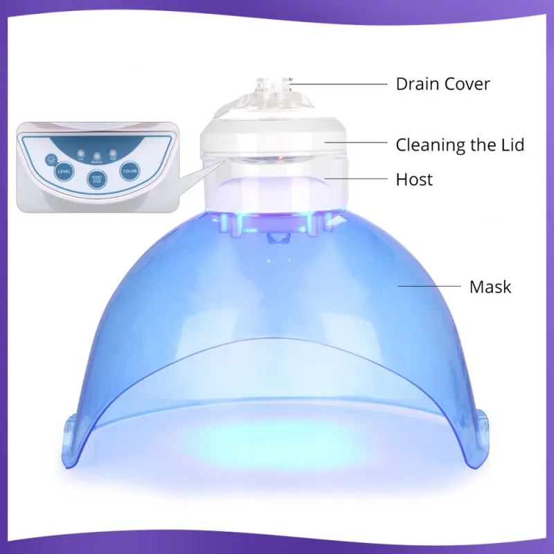 Photon Therapy Oxygen Infusion Facial Machine Treating Acne
